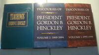 LDS Mormon Lot 6 H/C Books President GORDON B. HINCKLEY Discourses & Teachings
