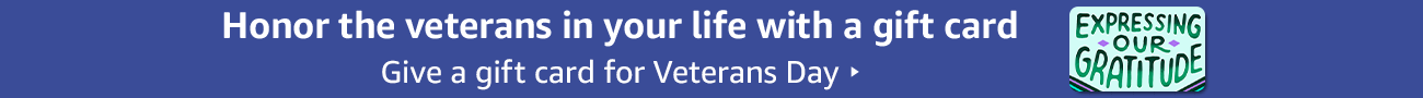 Give a gift card for Veterans Day